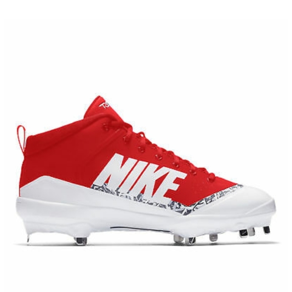 nike men's force zoom trout 4 mid metal baseball cleats